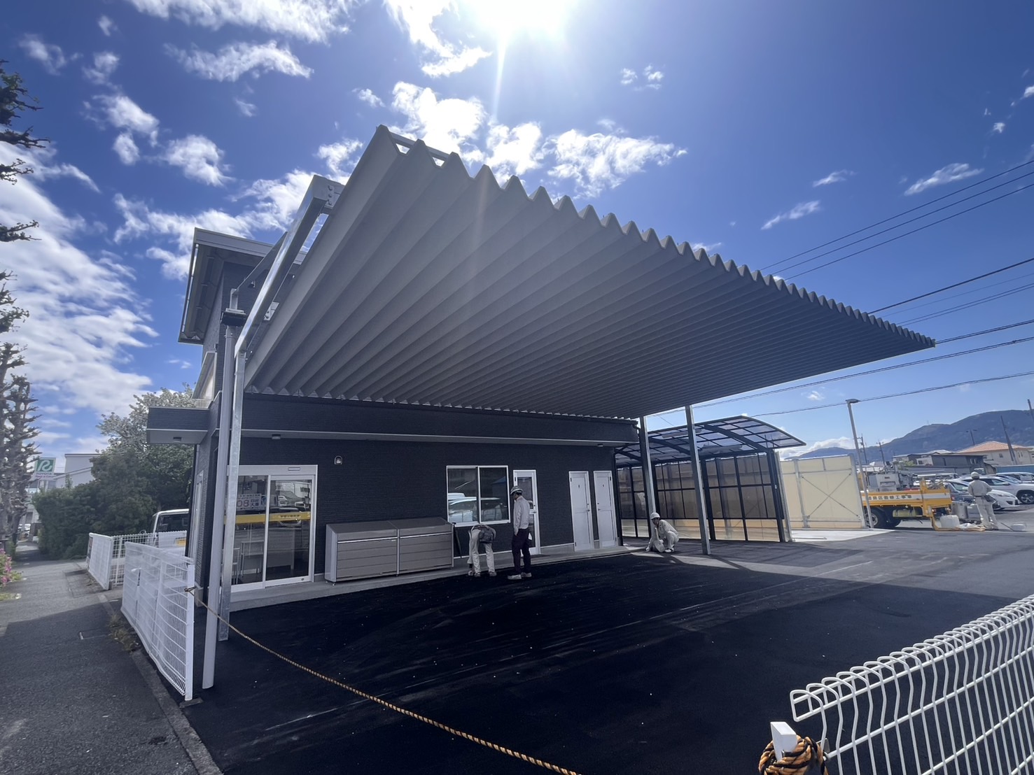 レンタカー様の工事も！